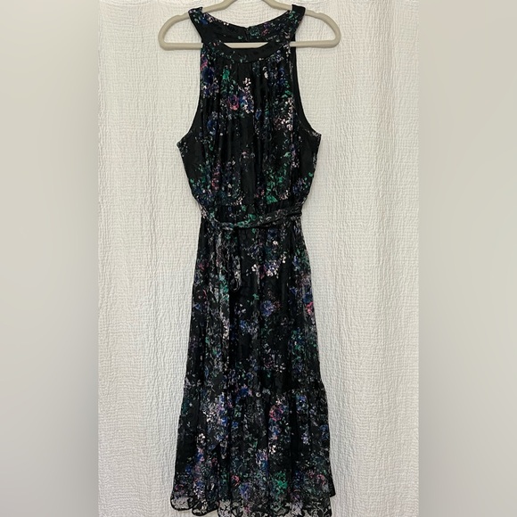 Lane Bryant Dresses & Skirts - NWT Lane Bryant Black and Colorful Floral Pattern Maxi Sundress